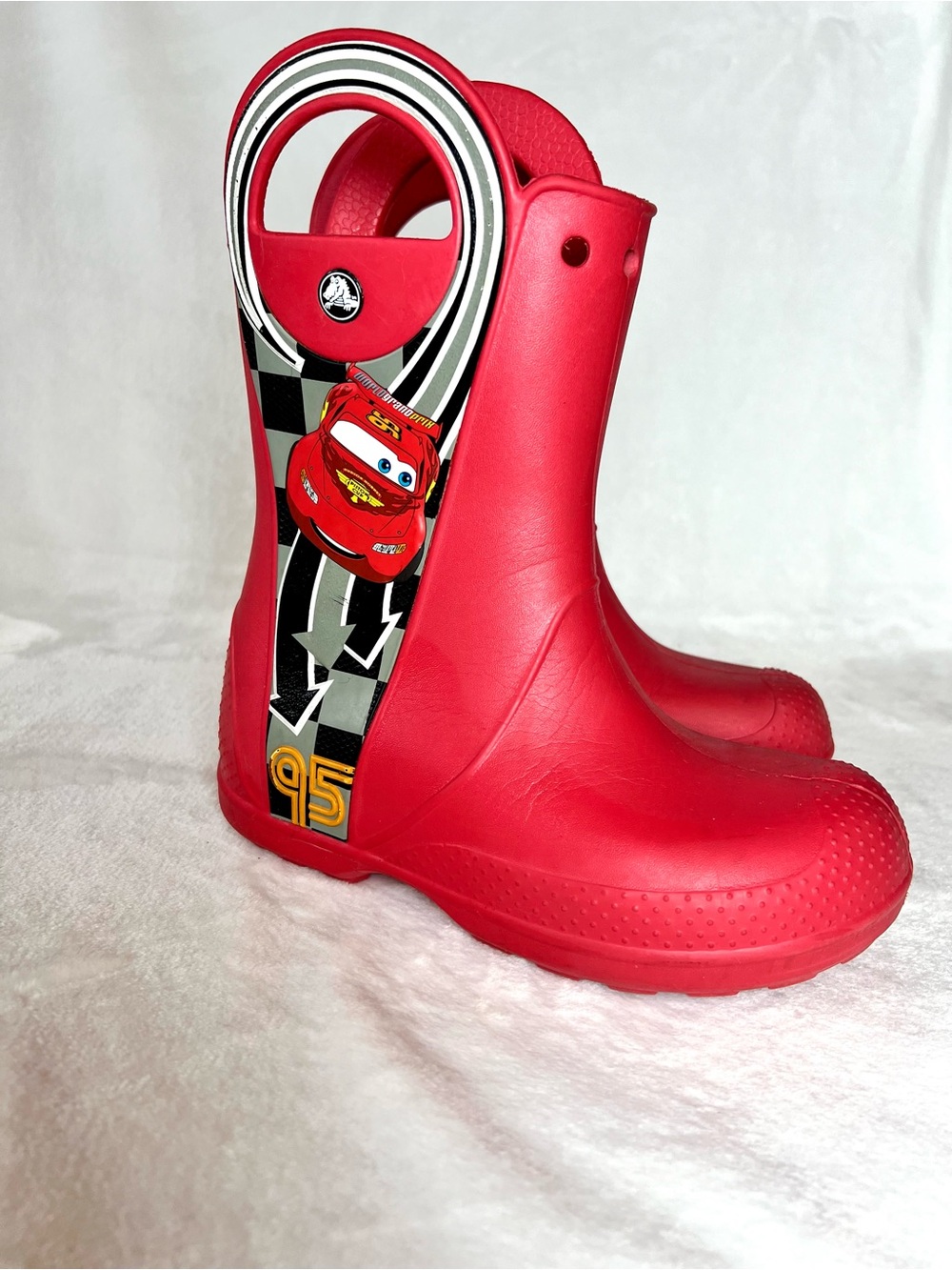 CROCS Cars Lightning McQueen Rain Boots
